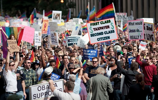 Illustration for article titled Scenes From The National Equality March